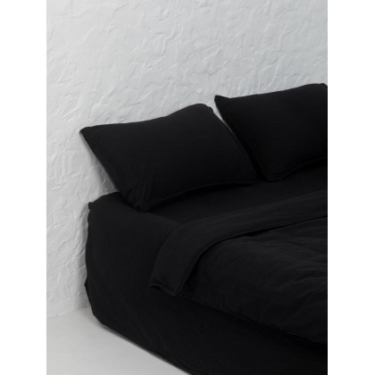 Комплект белья из вареного хлопка Leglo Black